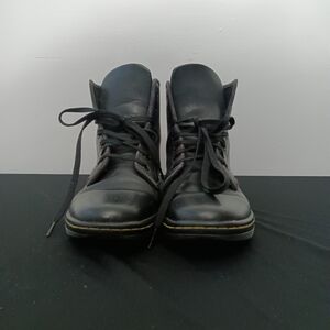 Dr. Martens Black Leather Women's Boots